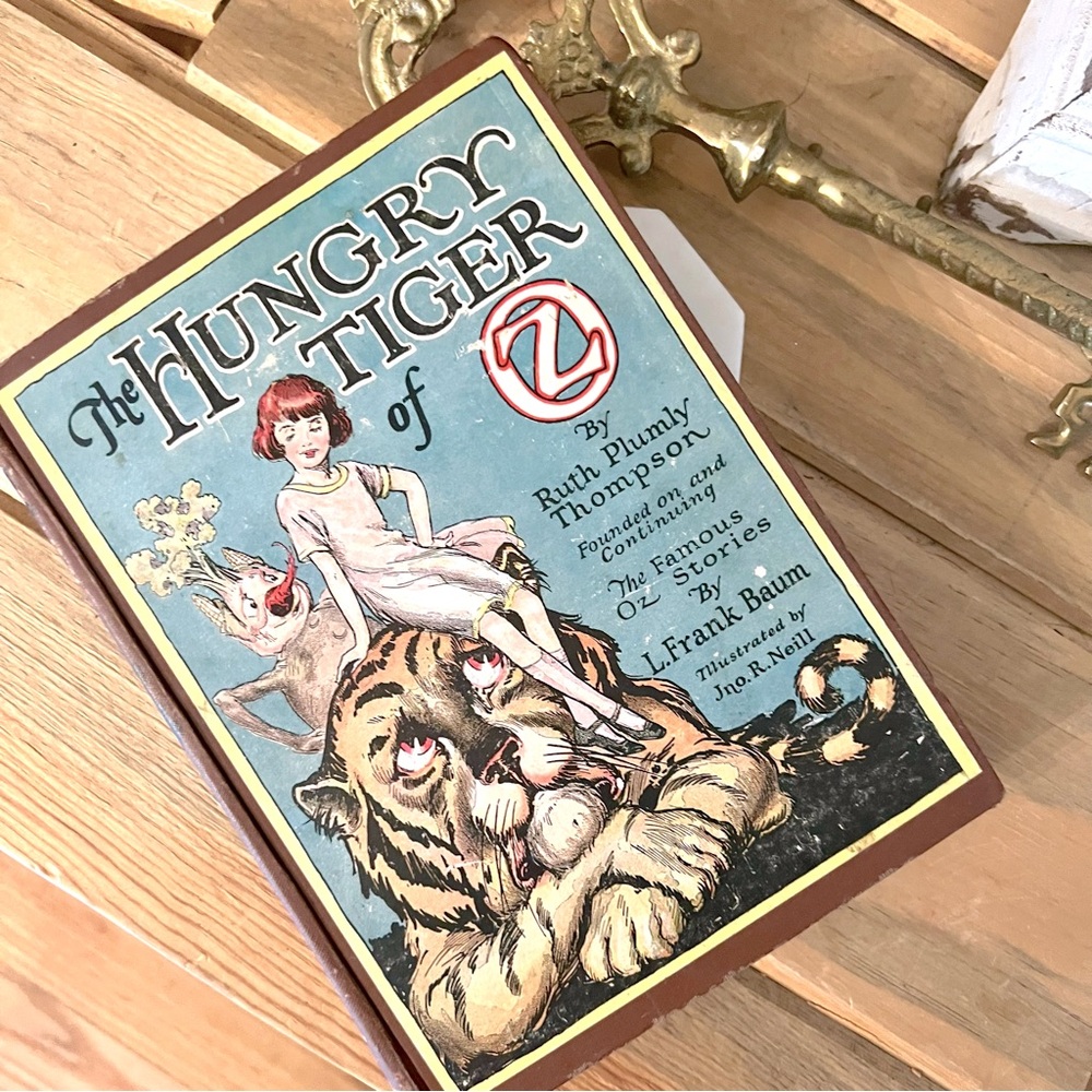 Antique The Hungry Tiger of Oz by Ruth Plumly Thompson 1926 Hardcover Vintage